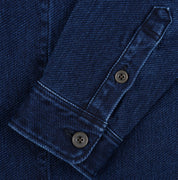 IHSH-453-IND - FW26 - 12.5oz Indigo Kersey Military Shirt - Indigo