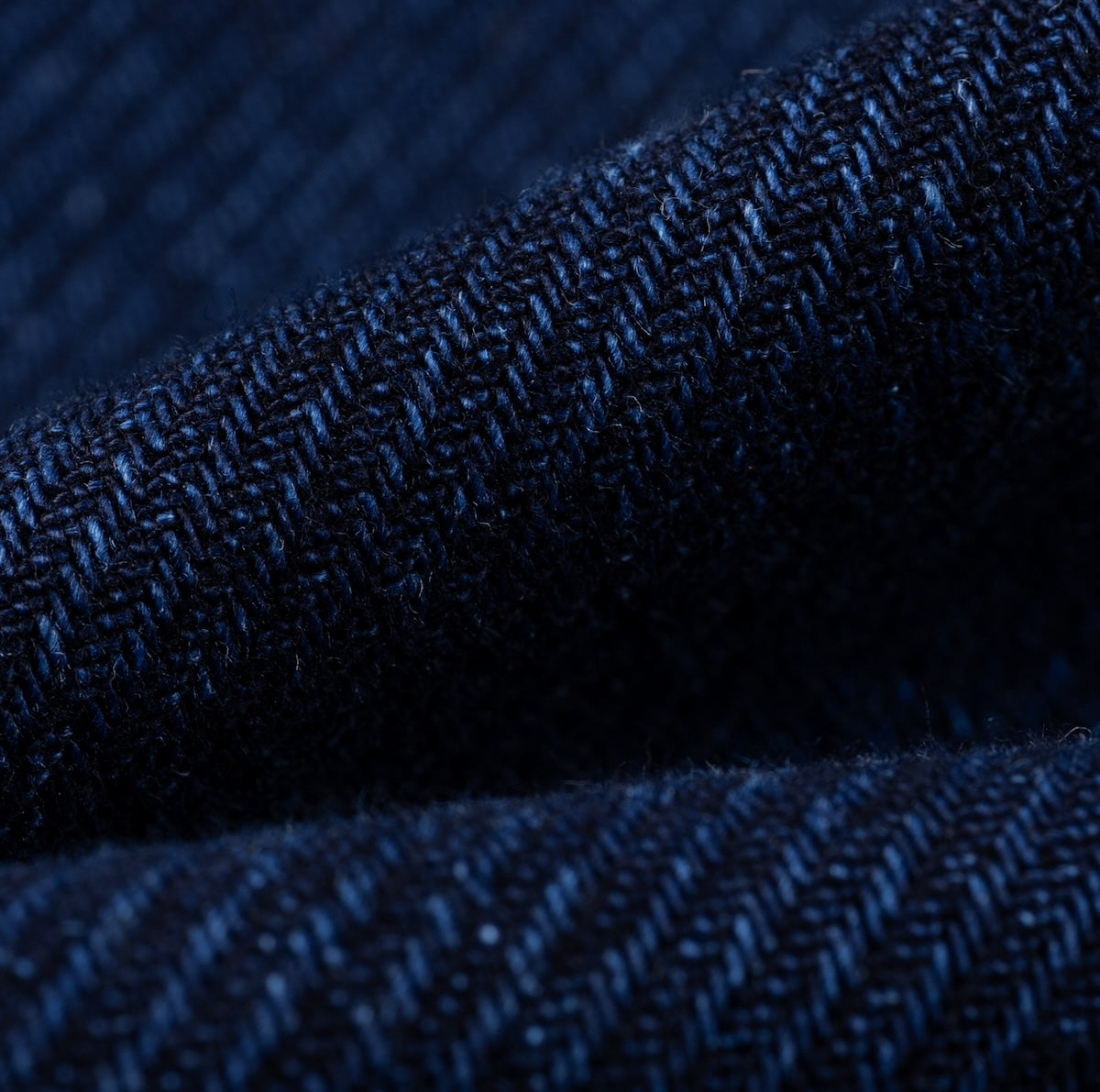 IHSH-453-IND - FW26 - 12.5oz Indigo Kersey Military Shirt - Indigo
