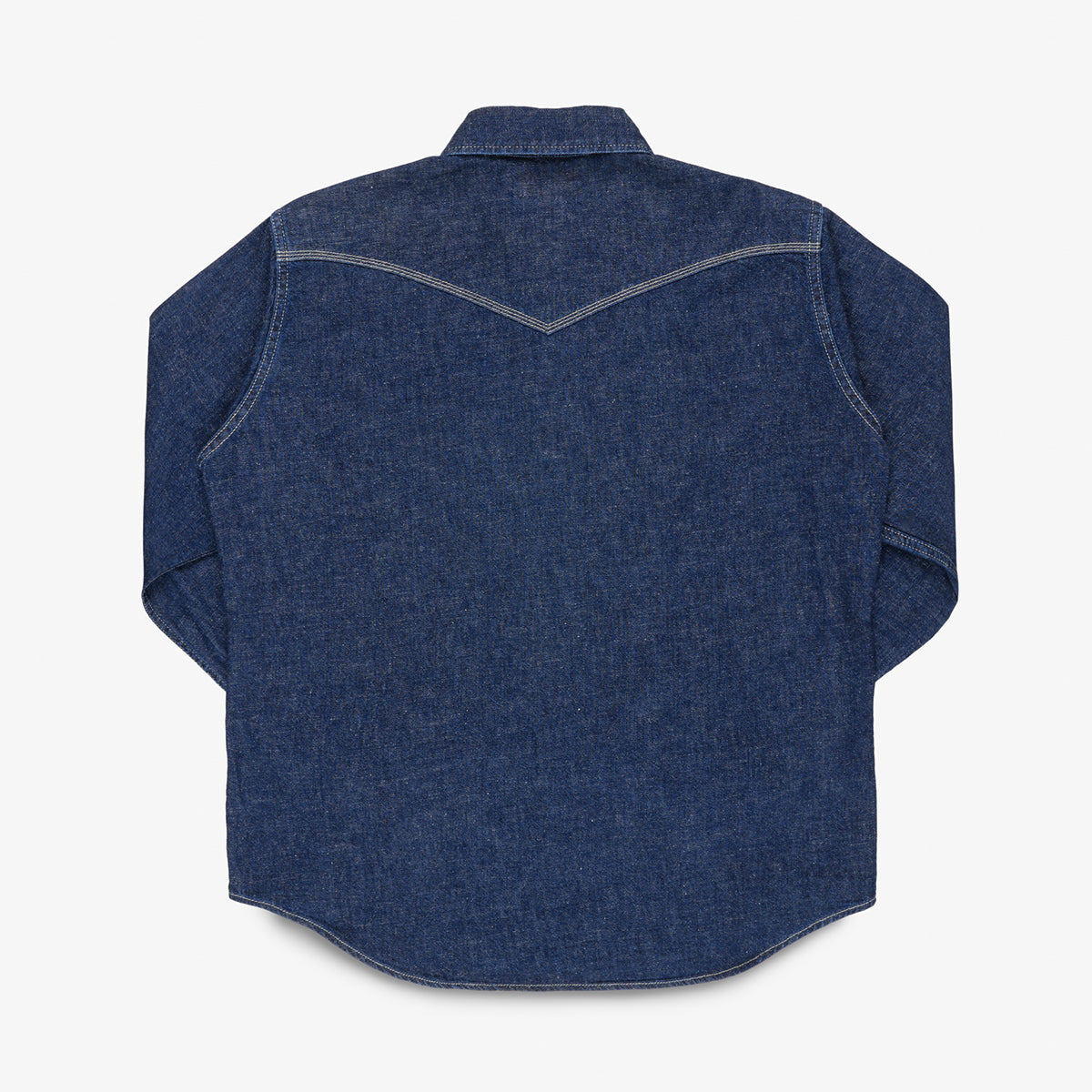 IHSH-448-IND - FW26 - 7oz Recycled Cotton Denim Western Shirt - Indigo