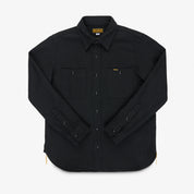 IHSH-460-BLK - FW26 - Ultra Heavy Flannel Herringbone Work Shirt - Black