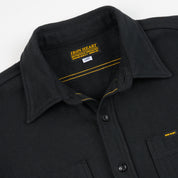 IHSH-460-BLK - FW26 - Ultra Heavy Flannel Herringbone Work Shirt - Black