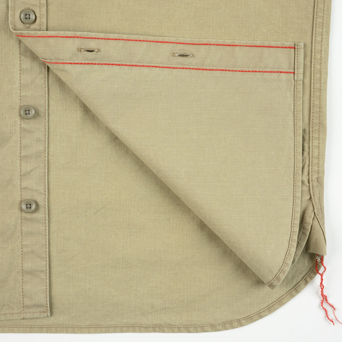 IHSH-449-KHA - FW26 - 8oz Military Work Shirt - Khaki