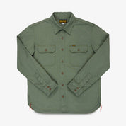 IHSH-449-GRN - FW26 - 8oz Military Work Shirt - Green