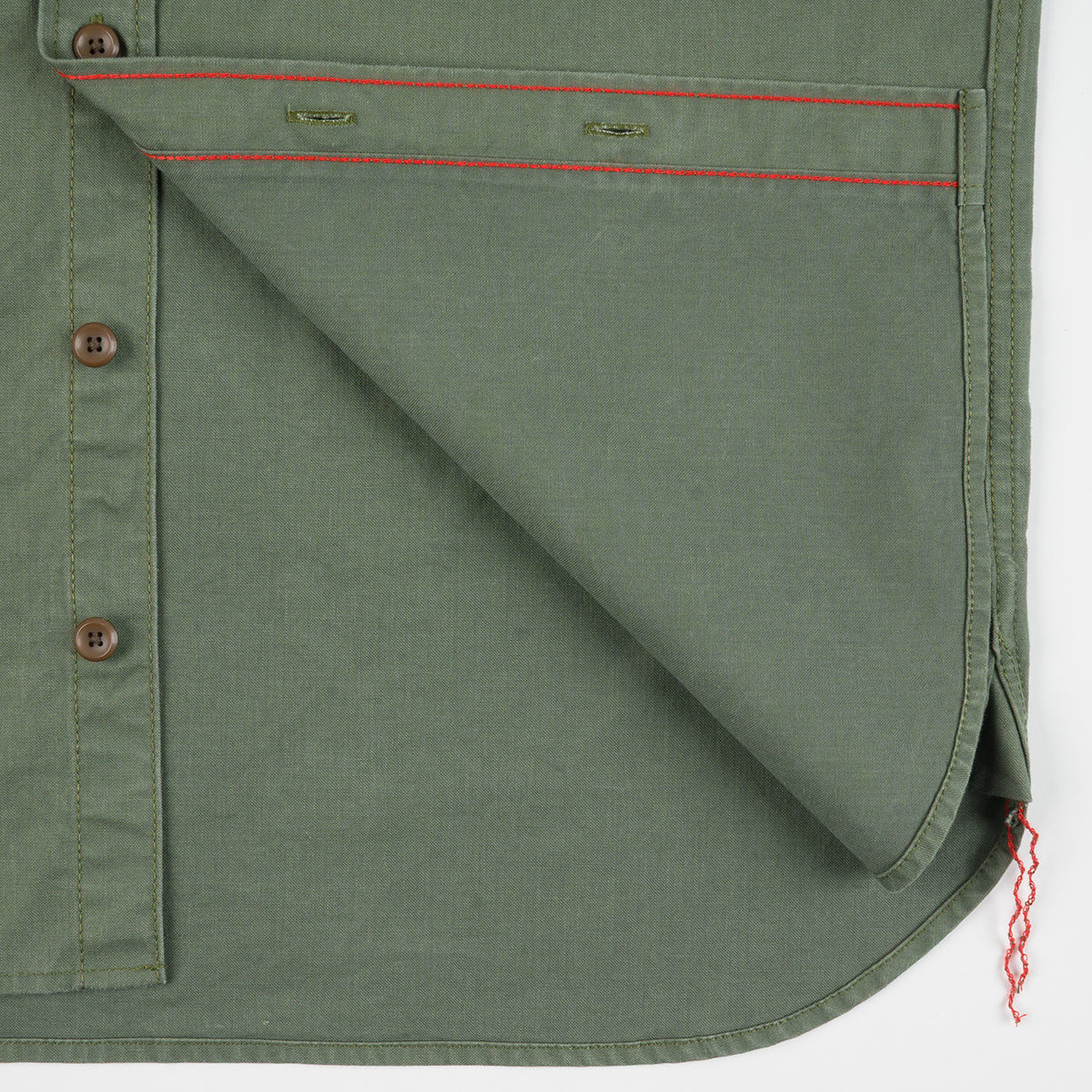 IHSH-449-GRN - FW26 - 8oz Military Work Shirt - Green