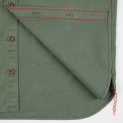 IHSH-449-GRN - FW26 - 8oz Military Work Shirt - Green