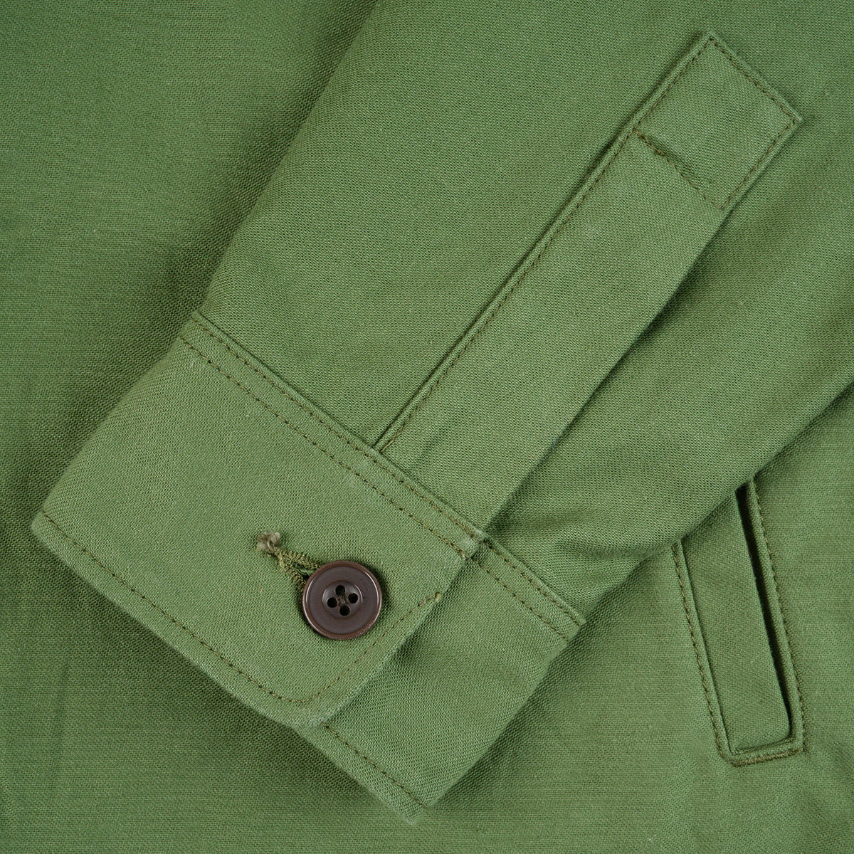 IHSH-451-ODG - FW26 - 9oz Cotton Sateen Military CPO Shirt - Olive Drab Green