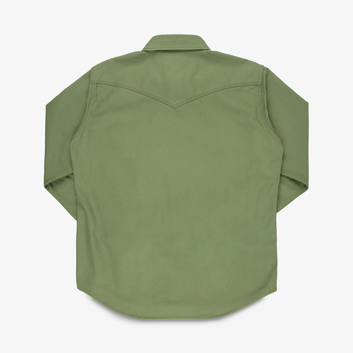 IHSH-454-ODG - FW26 - 11oz Military Serge Western Shirt - Olive Drab Green