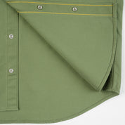 IHSH-454-ODG - FW26 - 11oz Military Serge Western Shirt - Olive Drab Green