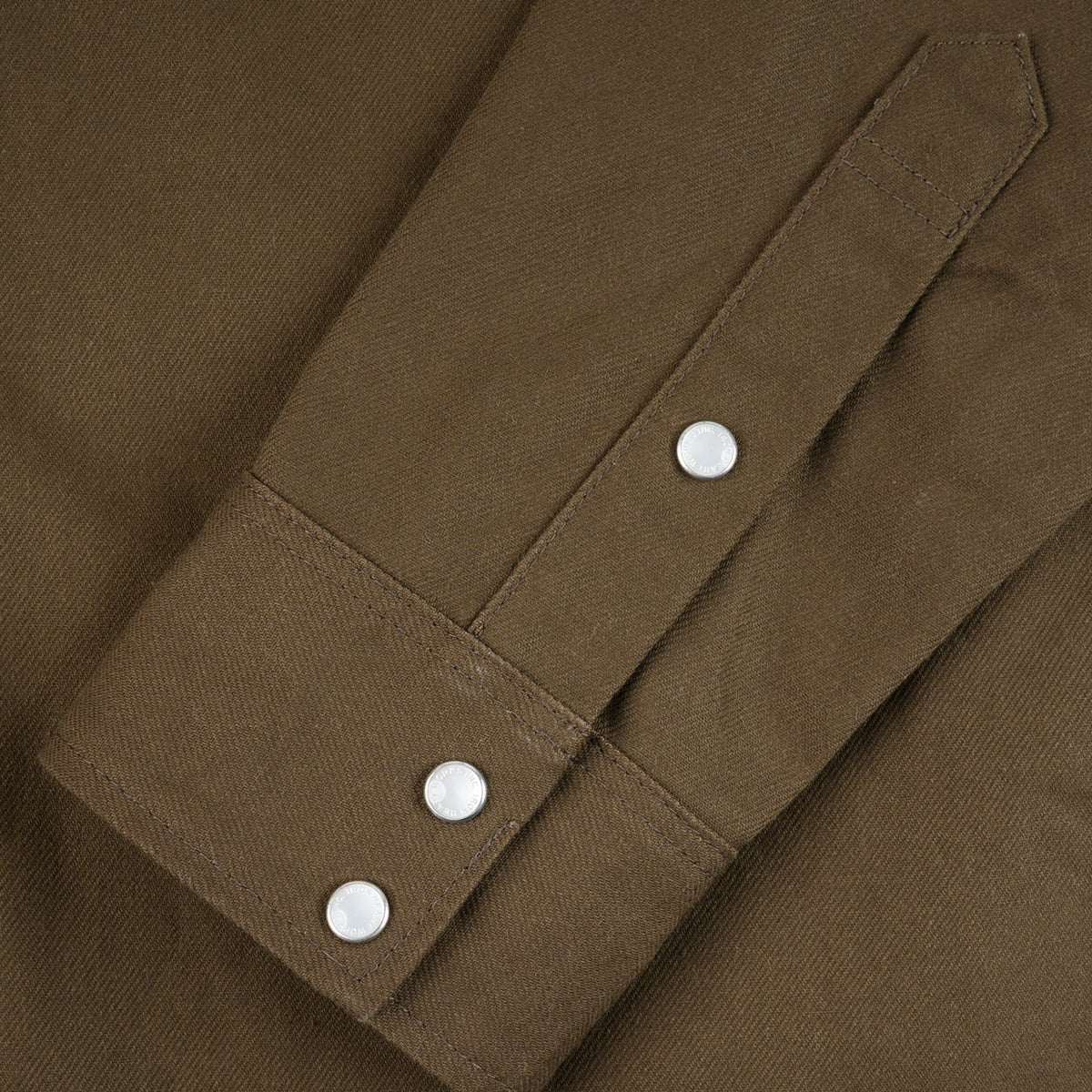 IHSH-454-BRN - FW26 - 11oz Military Serge Western Shirt - Brown