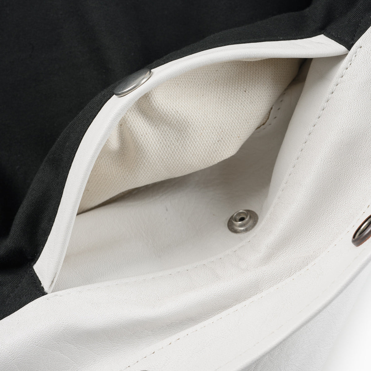 IHSH-464-WHT - FW26 - Leather Western Shirt - White