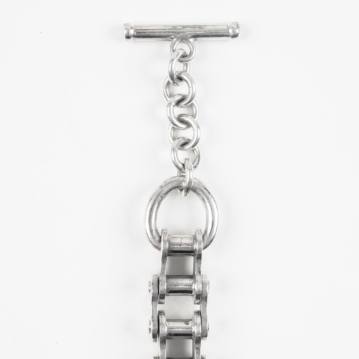 IHSI-02 - "Motorcycle Chain" Bracelet Sterling Silver