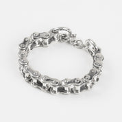 IHSI-02 - "Motorcycle Chain" Bracelet Sterling Silver