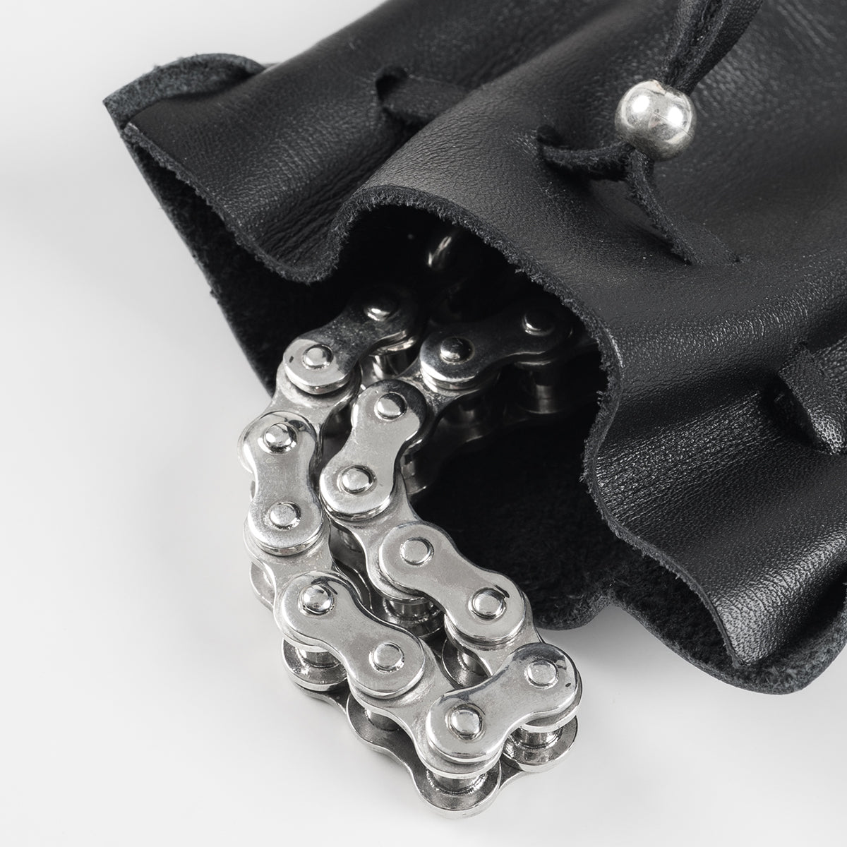IHSI-02 - "Motorcycle Chain" Bracelet Sterling Silver