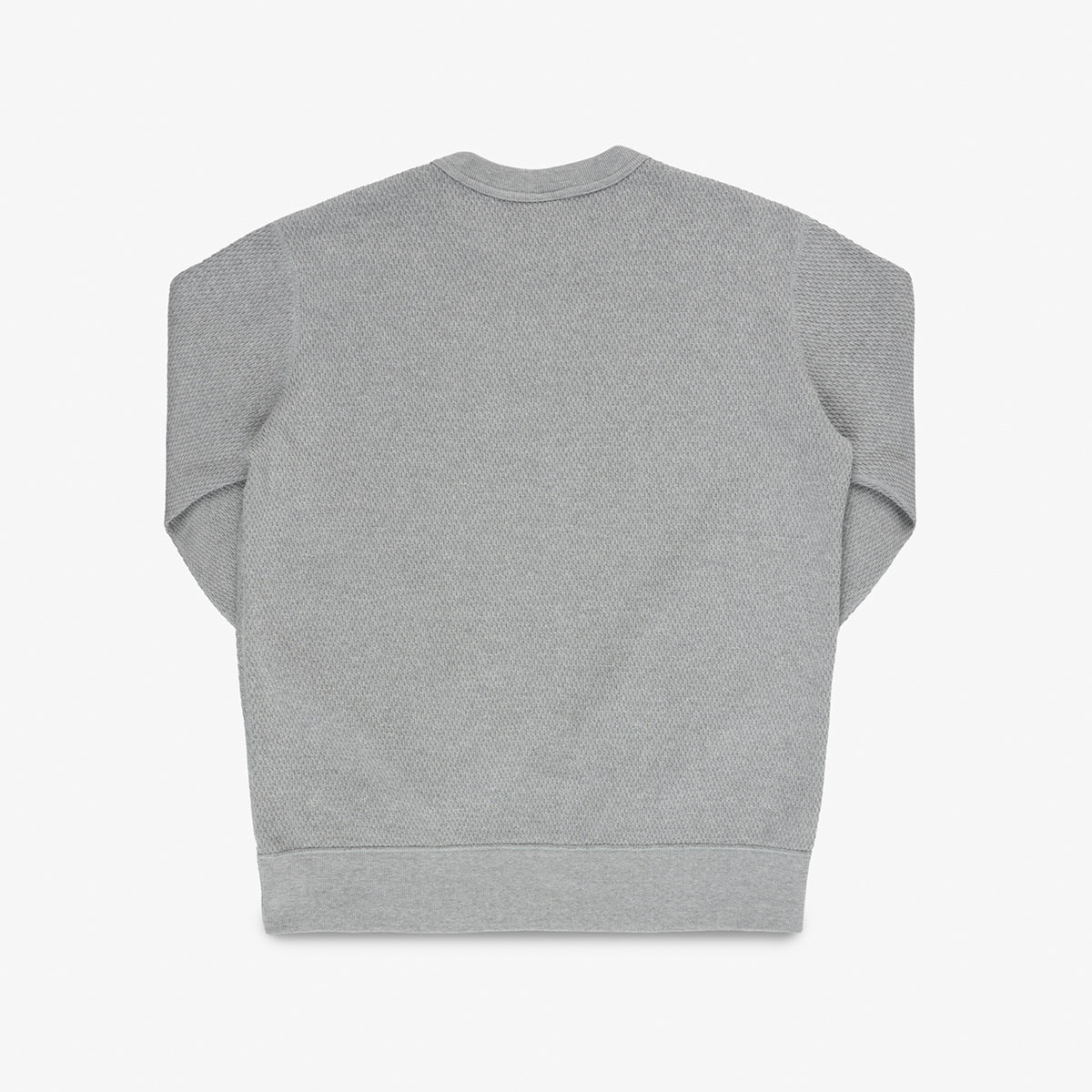 IHSW-86-GRY - FW26 - Heavyweight Thermal Crew Neck Sweater - Grey