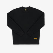 IHSW-86-BLK - FW26 - Heavyweight Thermal Crew Neck Sweater - Black