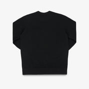 IHSW-86-BLK - FW26 - Heavyweight Thermal Crew Neck Sweater - Black