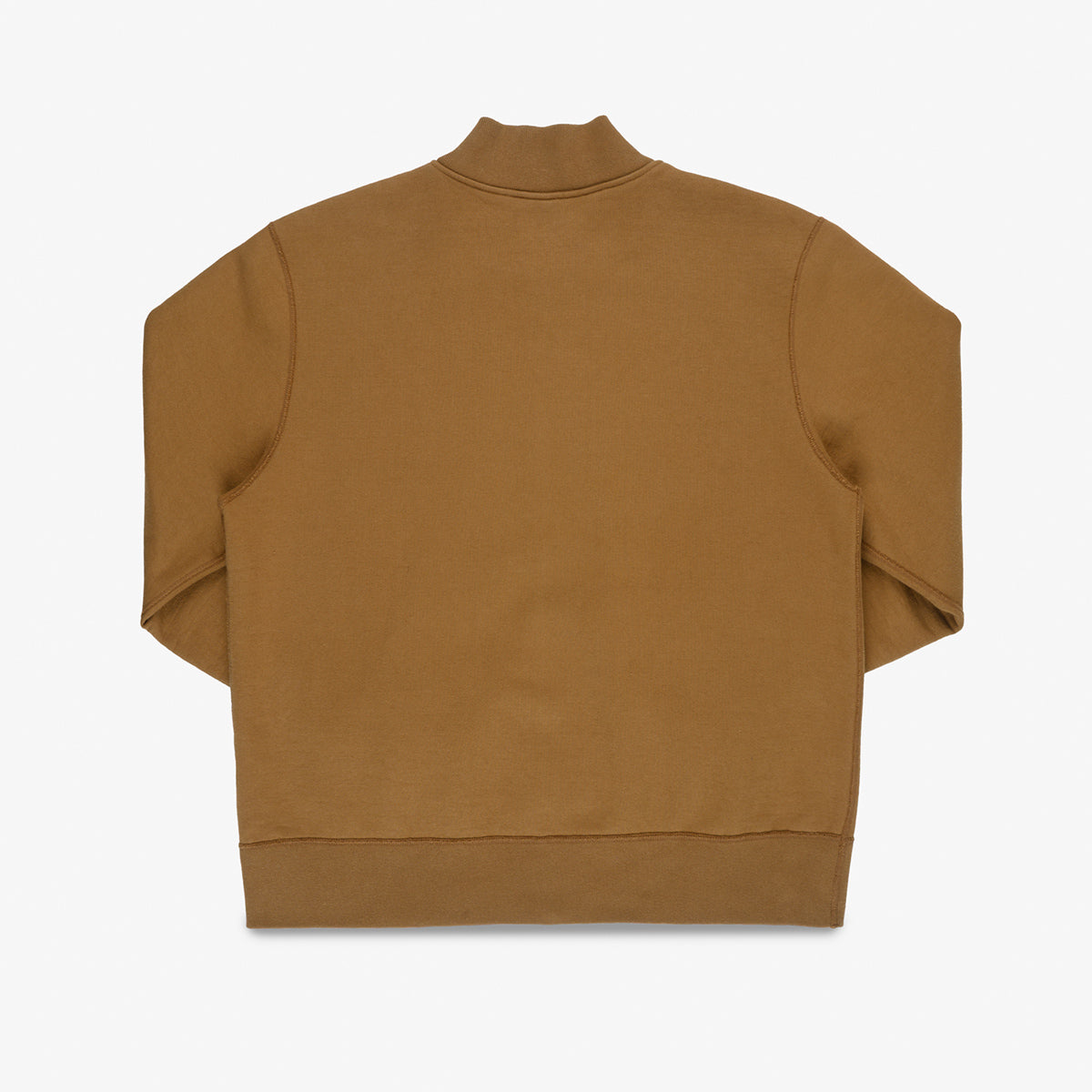 IHSW-85-BRN - FW-26 - 14oz Ultra Heavyweight Loopwheel Zip Up Award Sweater - Brown