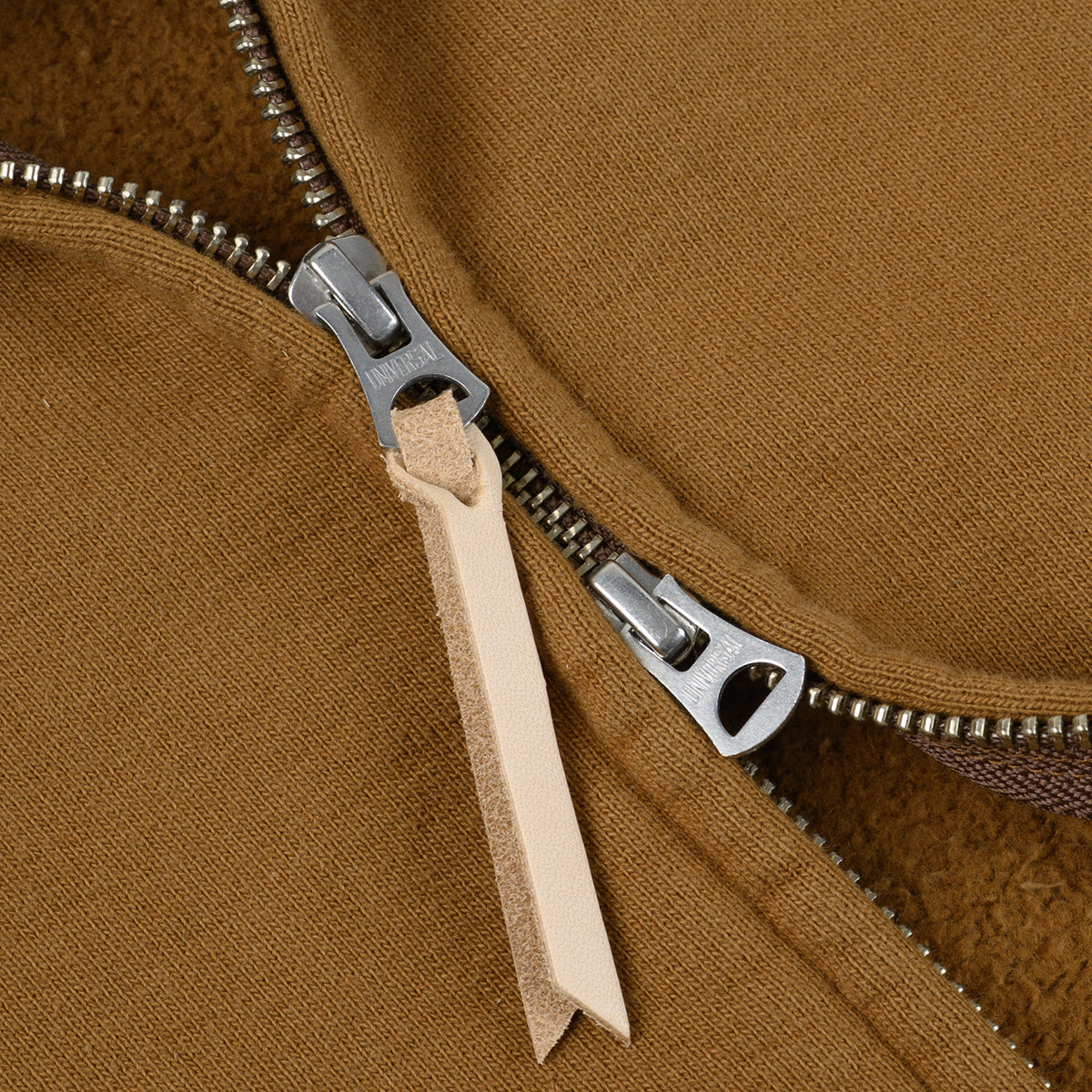 IHSW-85-BRN - FW-26 - 14oz Ultra Heavyweight Loopwheel Zip Up Award Sweater - Brown