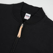 IHSW-85-BLK - FW-26 - 14oz Ultra Heavyweight Loopwheel Zip Up Award Sweater - Black