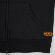 IHSW-85-BLK - FW-26 - 14oz Ultra Heavyweight Loopwheel Zip Up Award Sweater - Black