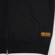 IHSW-82L-BLK - FW26 - 14oz Ultra Heavyweight Loopwheel Zip Up Hoodie - Black