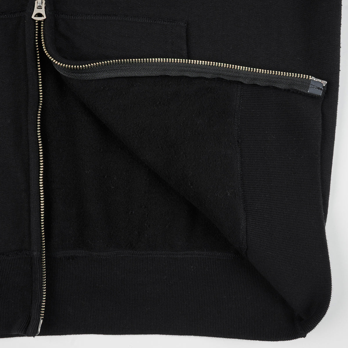 IHSW-82L-BLK - FW26 - 14oz Ultra Heavyweight Loopwheel Zip Up Hoodie - Black