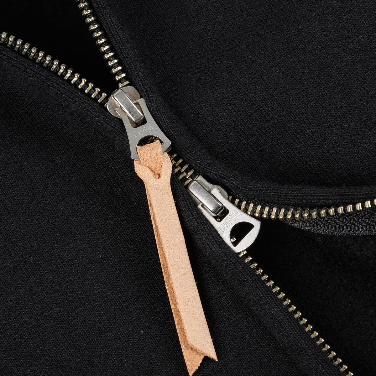 IHSW-82L-BLK - FW26 - 14oz Ultra Heavyweight Loopwheel Zip Up Hoodie - Black