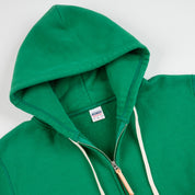 IHSW-82L-GRN - FW26 - 14oz Ultra Heavyweight Loopwheel Zip Up Hoodie - Green