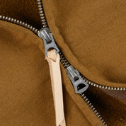 IHSW-72-BRN - FW26 - 14oz Ultra Heavyweight Loopwheel Zip Up Hoodie - Brown