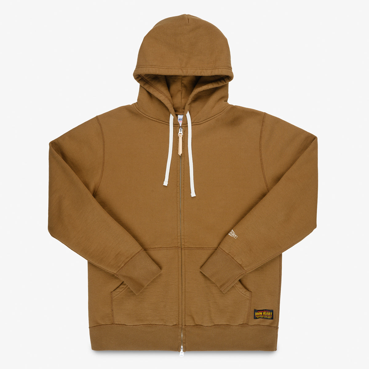 IHSW-72-BRN - FW26 - 14oz Ultra Heavyweight Loopwheel Zip Up Hoodie - Brown
