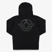 IHSW-84-BLK - FW26 -  Printed 14oz Ultra Heavyweight Loopwheel Cotton Hoodie - Black