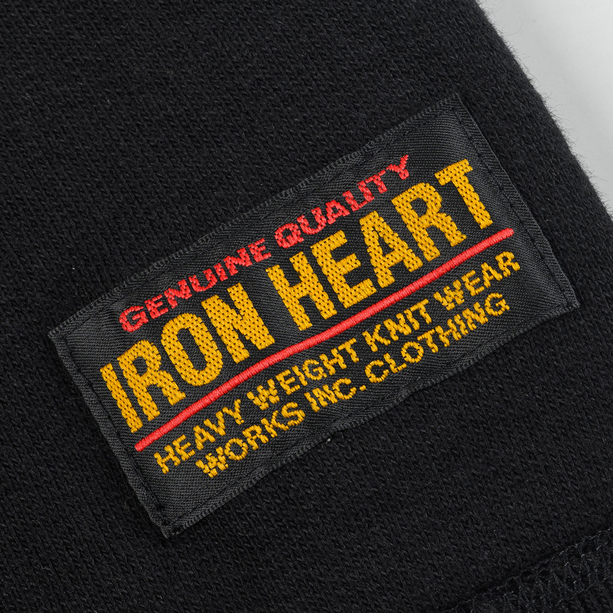 IHSW-84-BLK - FW26 -  Printed 14oz Ultra Heavyweight Loopwheel Cotton Hoodie - Black
