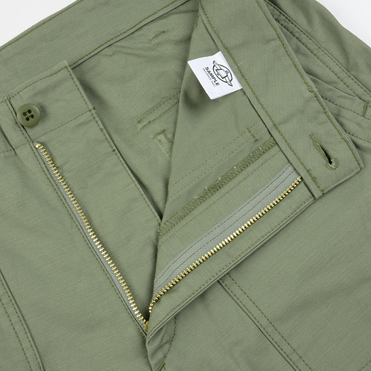 IH-751-ODG - FW26 - 9oz Organic Cotton Back Sateen Baker’s Pants - Olive Drab Green