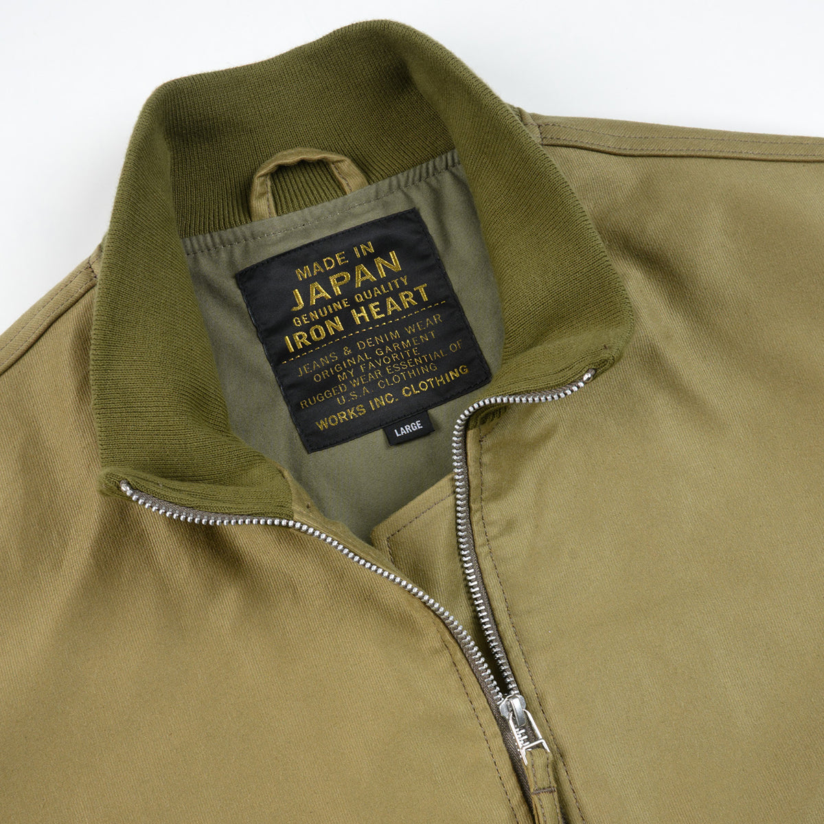 IHM-52-KHA - FW26 - 12oz Whipcord Tanker Jacket - Khaki