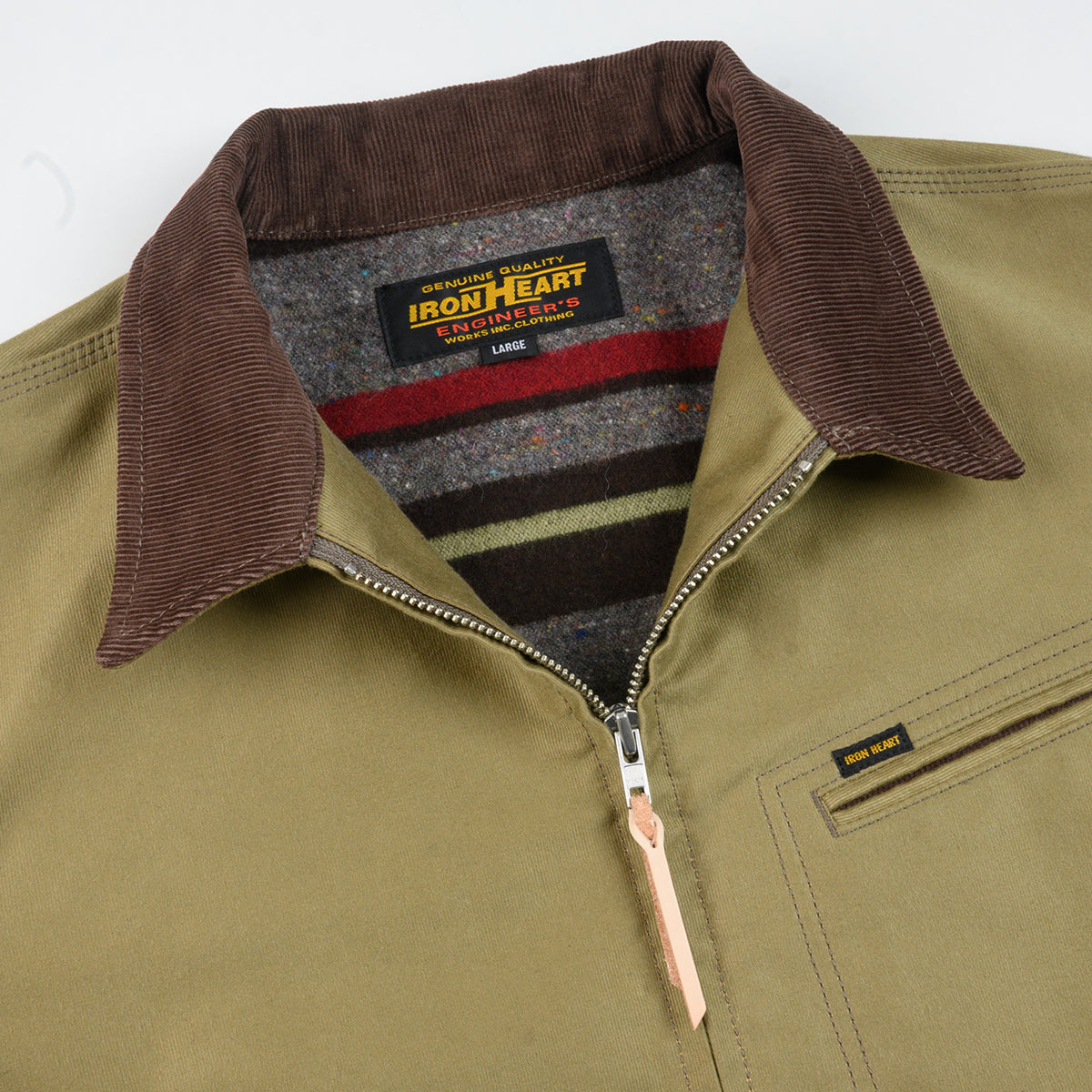IHJ-169-KHA - FW26 - 12oz Whipcord Work Jacket - Khaki