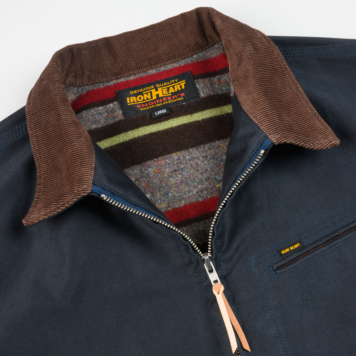 IHJ-169-NAV - FW26 - 12oz Whipcord Work Jacket - Navy