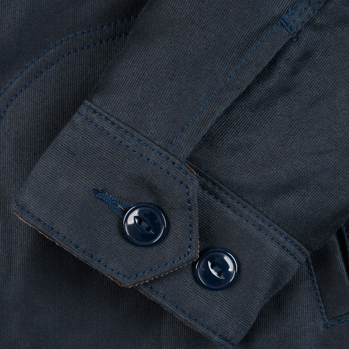 IHJ-169-NAV - FW26 - 12oz Whipcord Work Jacket - Navy