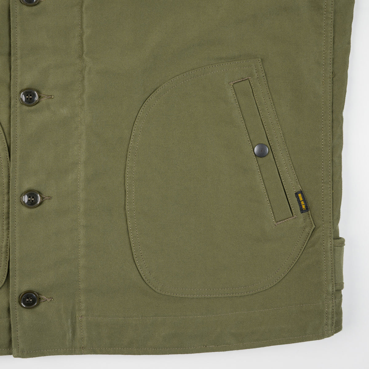 IHM-53-ODG - FW26 - 12oz Whipcord Lightweight N1 Deck Jacket - Olive Drab Green