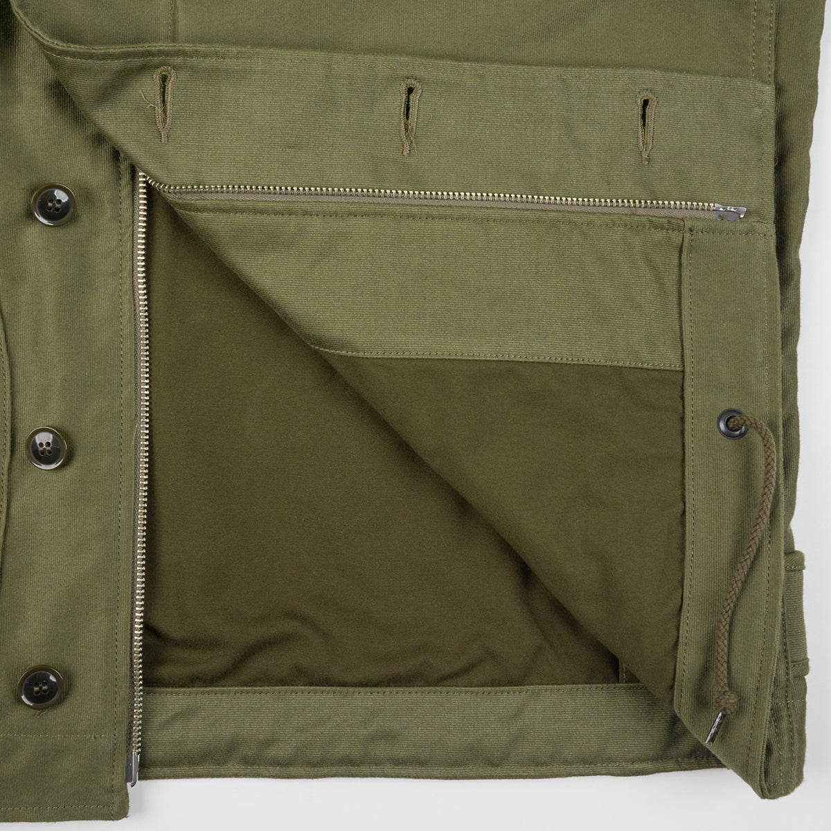 IHM-53-ODG - FW26 - 12oz Whipcord Lightweight N1 Deck Jacket - Olive Drab Green