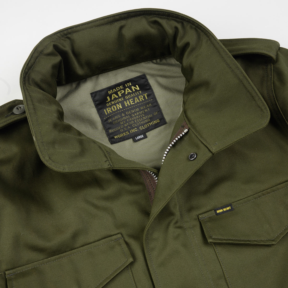 IHM-54-ODG - FW26 - 10oz Back Sateen M-65 Field Jacket - Olive Drab Green