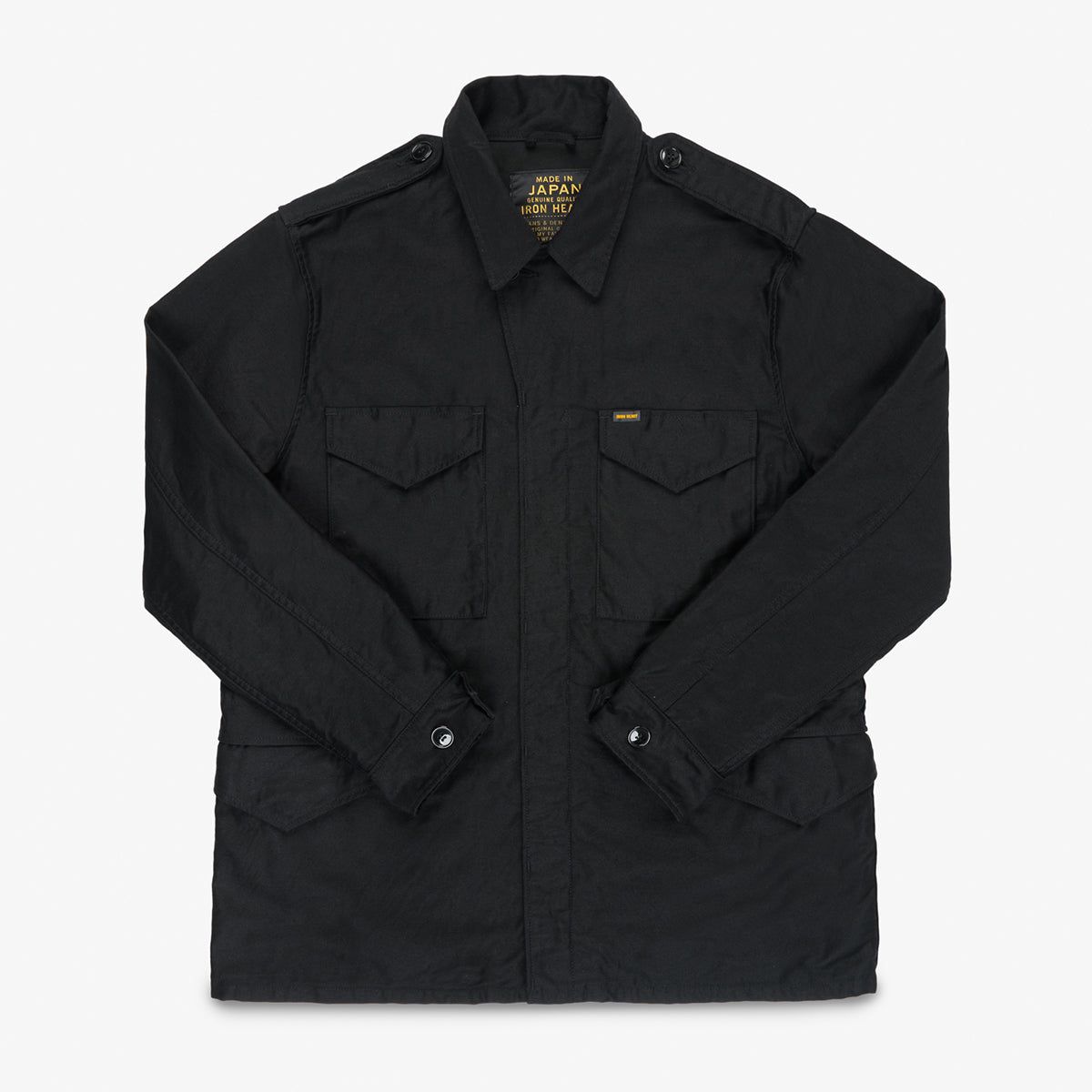 IHM-51-BLK - FW26 - 9.5oz Back Sateen Type M-43 Field Jacket - Black