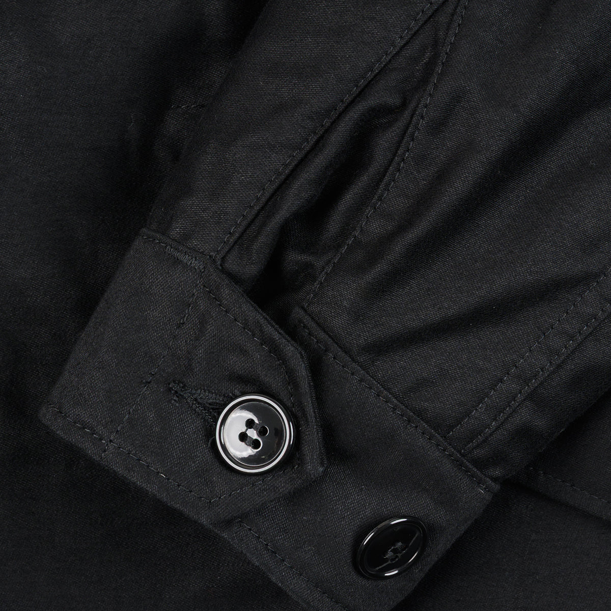 IHM-51-BLK - FW26 - 9.5oz Back Sateen Type M-43 Field Jacket - Black
