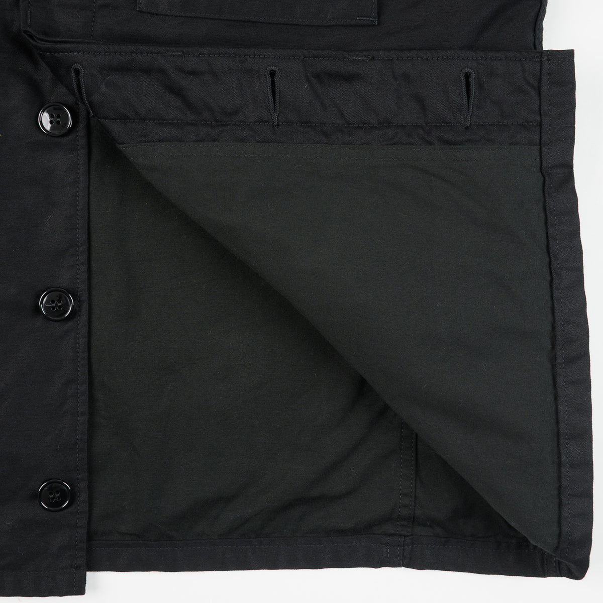 IHM-51-BLK - FW26 - 9.5oz Back Sateen Type M-43 Field Jacket - Black