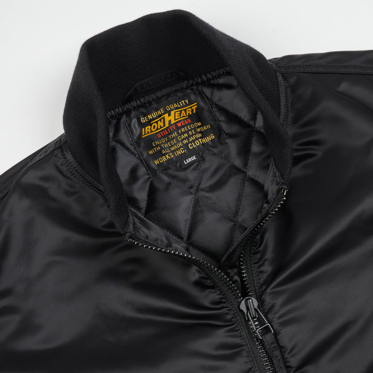 IHM-55-BLK - FW26 - Nylon Type L-2B Flight Jacket -Black