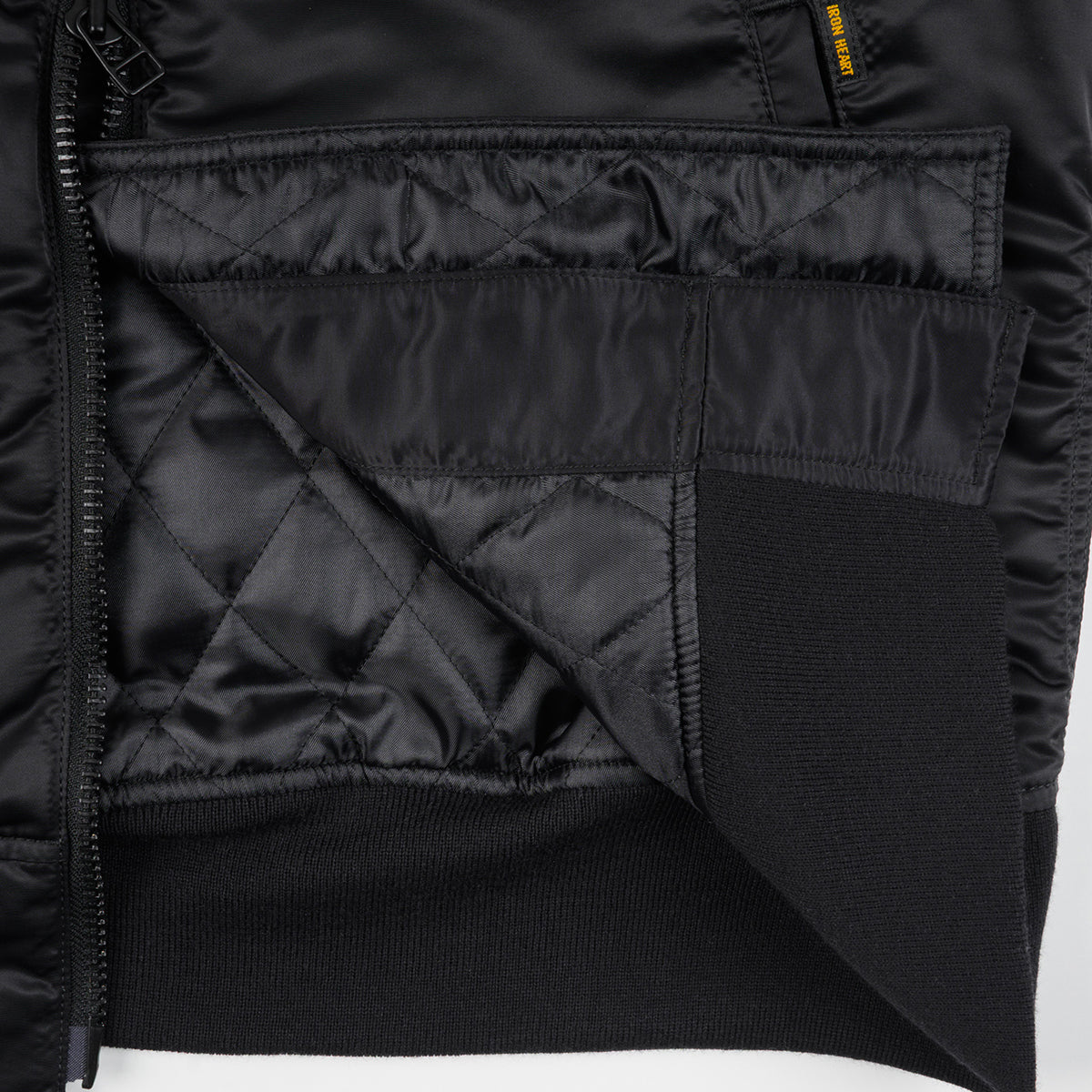 IHM-55-BLK - FW26 - Nylon Type L-2B Flight Jacket -Black