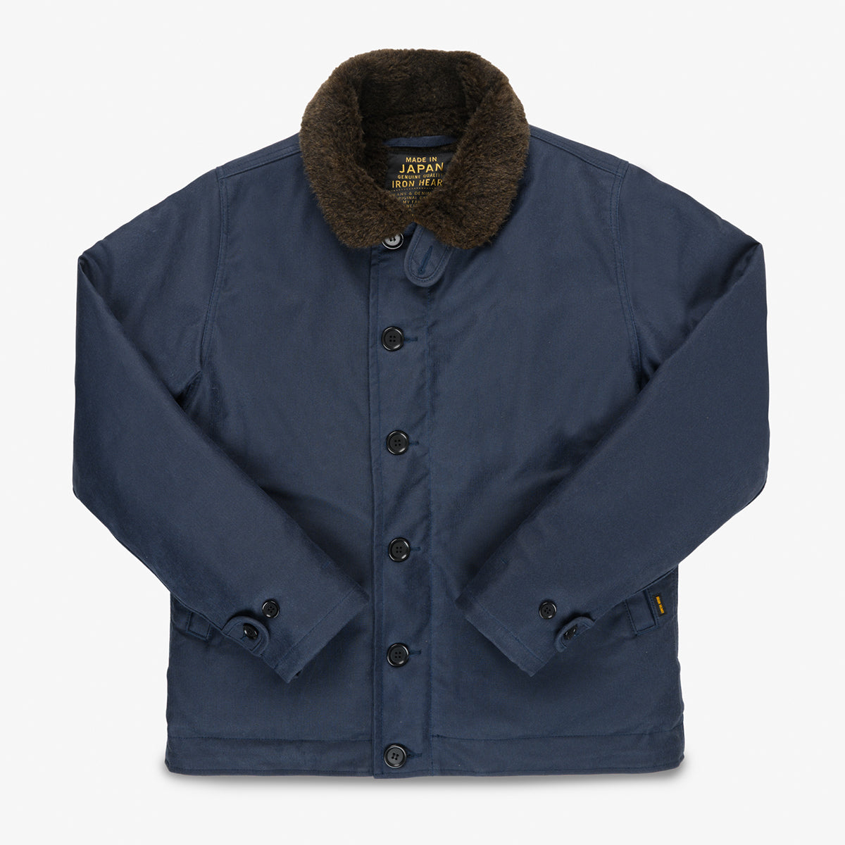 IHM-37-NAV - FW26 - Oiled Whipcord N1 Deck Jacket - Navy