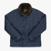 IHM-37-NAV - FW26 - Oiled Whipcord N1 Deck Jacket - Navy