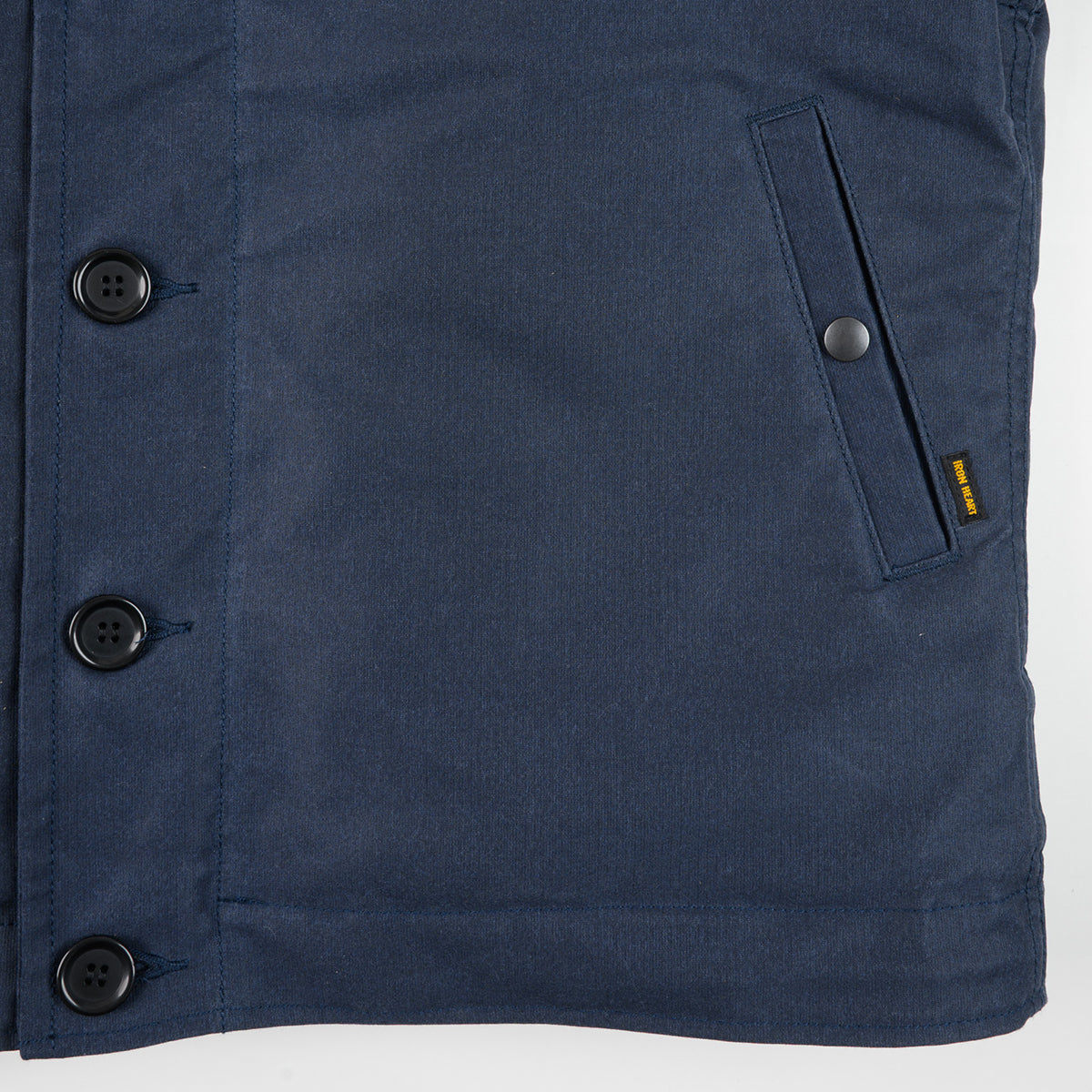 IHM-37-NAV - FW26 - Oiled Whipcord N1 Deck Jacket - Navy