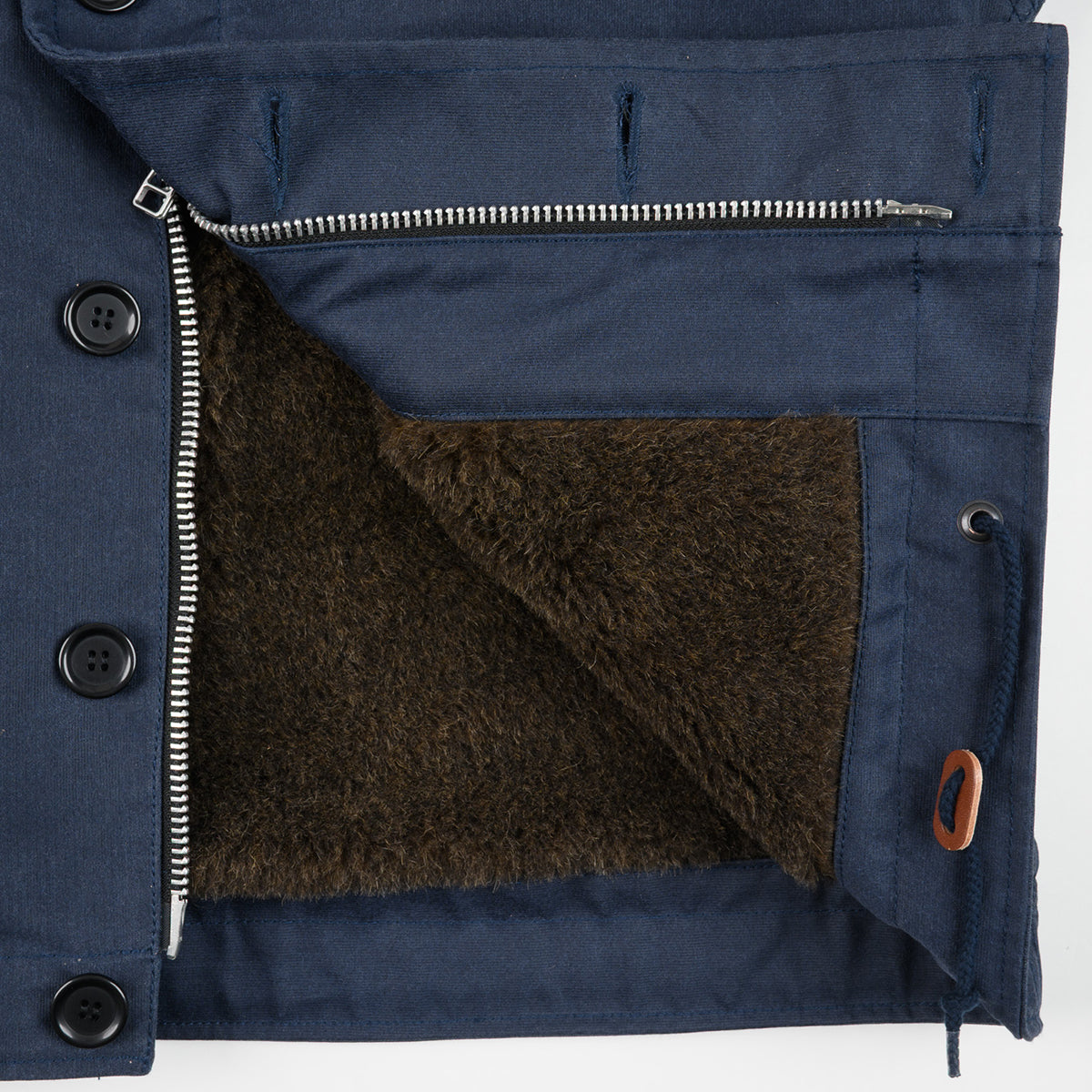 IHM-37-NAV - FW26 - Oiled Whipcord N1 Deck Jacket - Navy