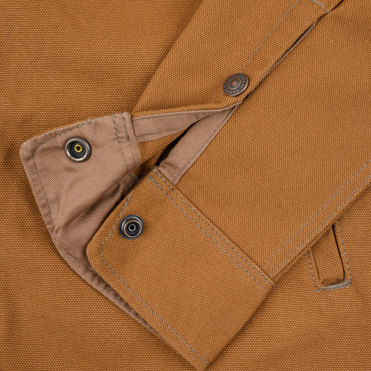 IHSH-189-BRN - 17oz Duck Work Shirt Style CPO - Brown – IRON HEART